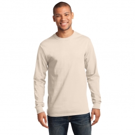 Port & Company PC61LST Tall Long Sleeve Essential T-Shirt - Natural