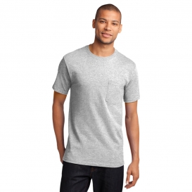 Port & Company PC61PT Tall Essential T-Shirt with Pocket - Ash