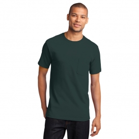 Port & Company PC61PT Tall Essential T-Shirt with Pocket - Dark Green
