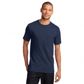 Port & Company PC61PT Tall Essential T-Shirt with Pocket - Navy
