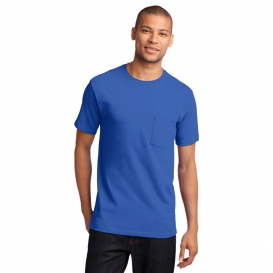 Port & Company PC61PT Tall Essential T-Shirt with Pocket - Royal
