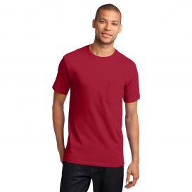 Port & Company PC61P Essential Pocket Tee - Red