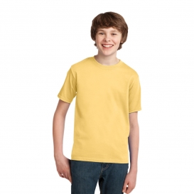 Port & Company PC61Y Youth Essential T-Shirt - Daffodil Yellow