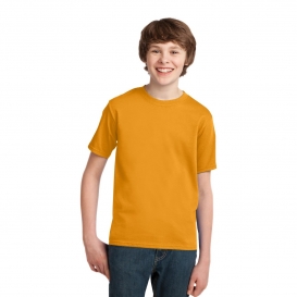 Port & Company PC61Y Youth Essential T-Shirt - Gold