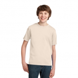 Port & Company PC61Y Youth Essential T-Shirt - Natural