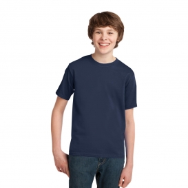 Port & Company PC61Y Youth Essential T-Shirt - Navy