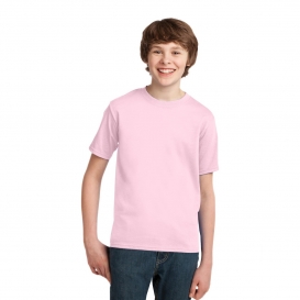 Port & Company PC61Y Youth Essential T-Shirt - Pale Pink