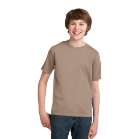 Port & Company PC61Y Youth Essential T-Shirt - Sand