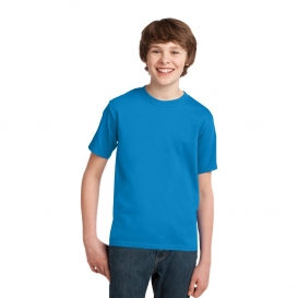 Port & Company PC61Y Youth Essential T-Shirt - Sapphire