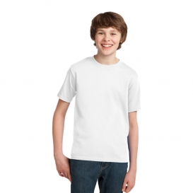 Port & Company PC61Y Youth Essential T-Shirt - White
