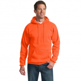 Port & Company PC90H Essential Fleece Pullover Hooded Sweatshirt - Safety Orange