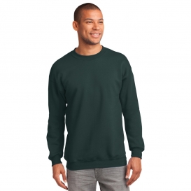 Port & Company PC90T Tall Essential Fleece Crewneck Sweatshirt - Dark Green