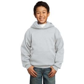 Port & Company PC90YH Youth Pullover Hooded Sweatshirt - Ash