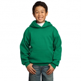 Port & Company PC90YH Youth Pullover Hooded Sweatshirt - Kelly Green