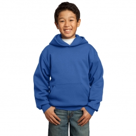 Port & Company PC90YH Youth Pullover Hooded Sweatshirt - Royal