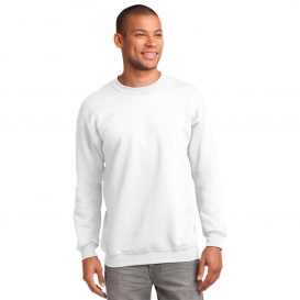 Port & Company PC90 Essential Fleece Crewneck Sweatshirt - White