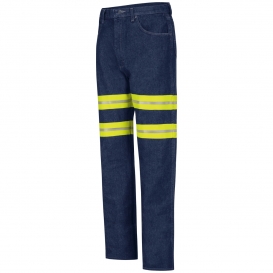 Red Kap PD60ED Enhanced Visibility Relaxed Fit Jeans - Navy