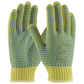 PIP 08-K350PDD Kut-Gard Seamless Knit Kevlar Gloves with Double-Sided PVC Dot Grip - Heavy Weight