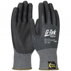 PIP 09-K1630 G-Tek KEV Seamless Knit Kevlar Blended Gloves - Nitrile Coated Foam Grip