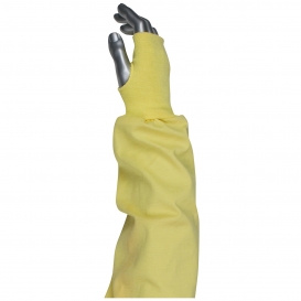 PIP 10-K47 Kut-Gard Single Ply Kevlar/Cotton Blend Sleeve with Elastic End and Thumb Hole