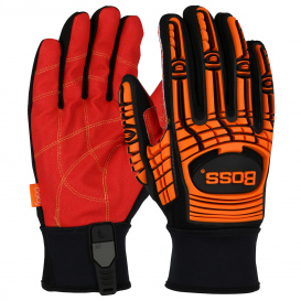 Shock-grip Fingerless Mechanic Gloves - Anti-collision Protection