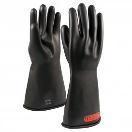 PIP 150-0-14 Novax Class 0 Rubber Insulating Gloves with Straight Cuff - 14\