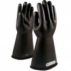PIP 150-1-14 Novax Class 1 Rubber Insulating Gloves with Straight Cuff - 14\