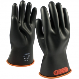 PIP 155-0-11 Novax Class 0 Rubber Insulating Gloves with Straight Cuff - 11\