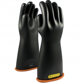 PIP 155-2-16 Novax Class 2 Rubber Insulating Gloves with Contour Cuff - 16\