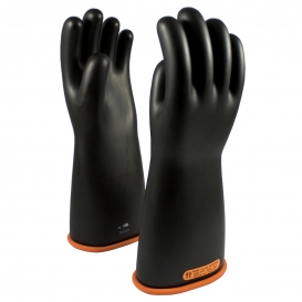 PIP 155-4-16 Novax Class 4 Rubber Insulating Gloves with Straight Cuff - 16\