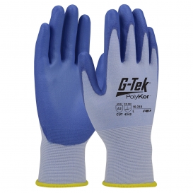 PIP 16-318 G-Tek PolyKor Seamless Knit Blended Gloves - Polyurethane Coated Smooth Grip