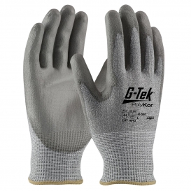 PIP 16-560 G-Tek PolyKor Seamless Knit PolyKor Blended Gloves - Polyurethane Coated Smooth Grip