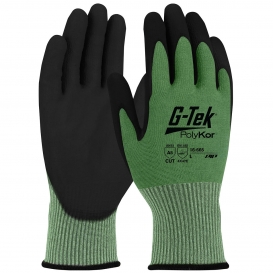 PIP 16-665 G-Tek Seamless Knit PolyKor Blended Gloves - Polyurethane Coated Smooth Grip