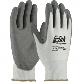 PIP 16-D622 G-Tek PolyKor Seamless Knit PolyKor Blended Gloves - Polyurethane Coated Smooth Grip on Palm & Fingers