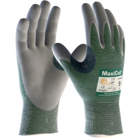 PIP 18-570 MaxiCut Seamless Knit Zormax Engineered Yarn Gloves - Nitrile Coated Micro-Foam Grip on Palm & Fingers