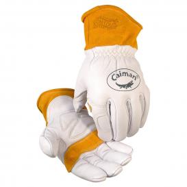 PIP 1871 Caiman Premium Goat Grain Unlined Palm Insulated Back Welding Gloves