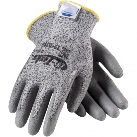 PIP 19-D150 G-Tek CR Plus Seamless Knit Dyneema/Nylon/Lycra Gloves - Polyurethane Coated Smooth Grip on Palm & Fingers