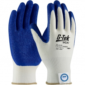 PIP 19-D315 G-Tek 3GX Seamless Knit Dyneema Diamond Gloves - Latex Coated Crinkle Grip - Light Weight