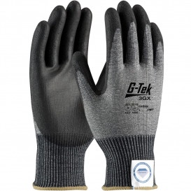 PIP 19-D326 G-Tek 3GX Seamless Knit Dyneema Diamond/Lycra Gloves - Polyurethane Coated Smooth Grip on Palm & Fingers