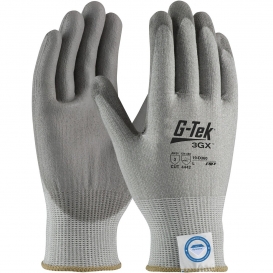 PIP 19-D360 G-Tek 3GX Seamless Knit Dyneema Diamond/Lycra Gloves - Polyurethane Coated Smooth Grip on Palm & Fingers