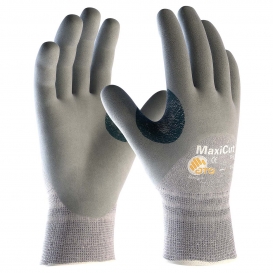 PIP 19-D475 MaxiCut Seamless Knit Dyneema/Engineered Yarn Gloves - Nitrile Coated Foam Grip on Palm