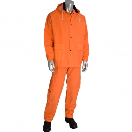 PIP 201-360 Falcon Base35 Premium 3-Piece Rainsuit - Hi-Vis Orange