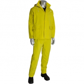 PIP 205-370FR Falcon Premium 3-Piece Limited Flammability Rainsuit - .35mm Thickness