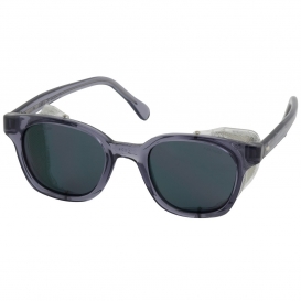 Bouton 5900 Traditional Safety Glasses - Smoke Frame - Gray Anti-fog Lens