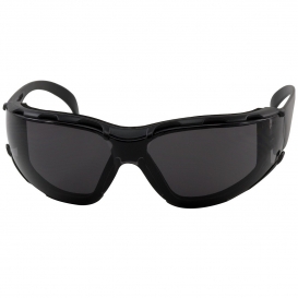 Bouton 250-01-F021 Zenon Z12 Foam Safety Glasses - Black Foam Lined Frame - Gray Anti-Fog Lens