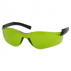 Bouton 250-06-0014 Zenon Z13 Safety Glasses - Black Temples - Green IR Filter Shade 1.7 Lens
