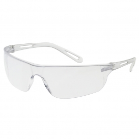 Bouton 250-09-0000 Zenon Z-Lyte Safety Glasses - Clear Temples - Clear Lens