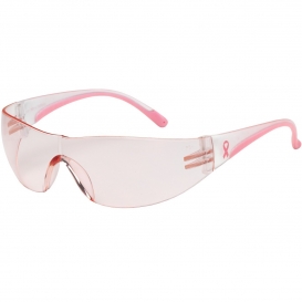 Bouton 250-10-0904 Eva Safety Glasses - Clear/Pink Temples - Pink Lens