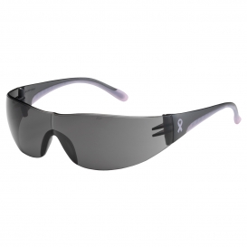 Bouton 250-10-5501 Eva Safety Glasses - Gray/Pink Temples - Gray Lens