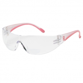 Bouton Zenon Z12R Bifocal Safety Glasses Black Temple Trim Clear Lens 